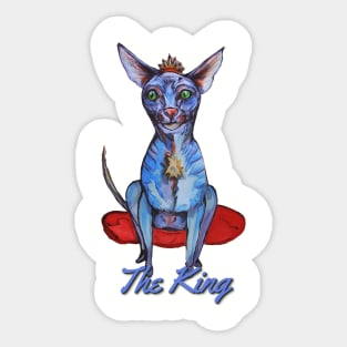 The King, Cat Rules Sticker